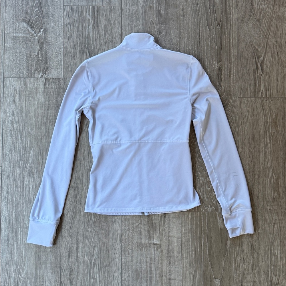 Light White Zip-Up Jacket - Picture 5 of 6